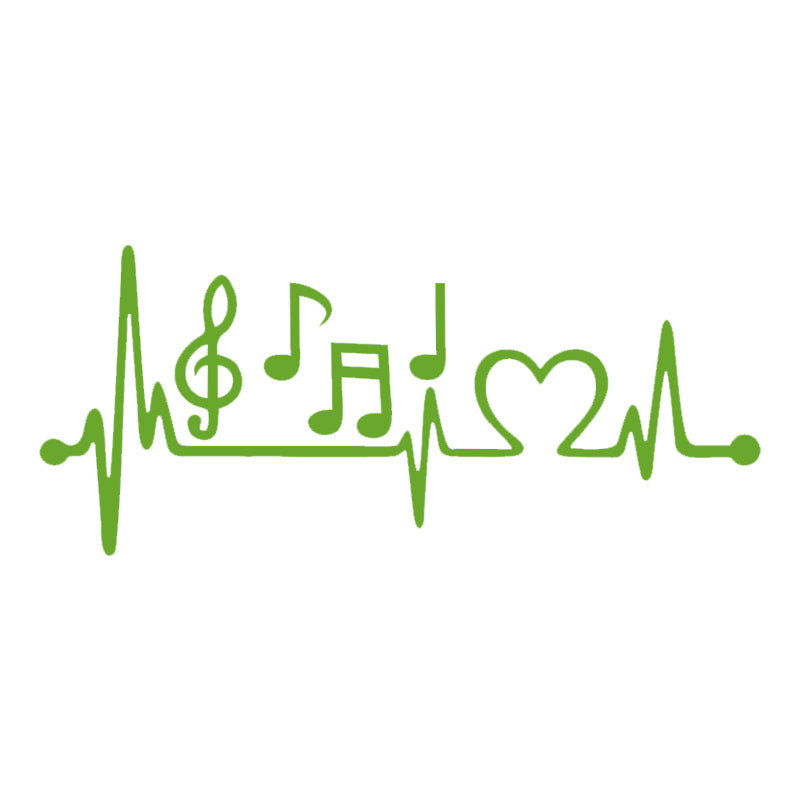 Music Notes Heartbeats