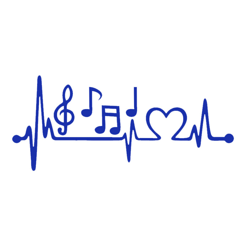 Music Notes Heartbeats