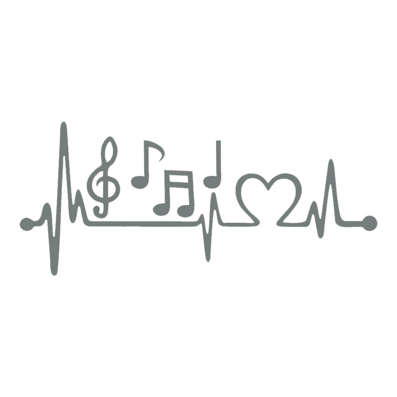 Music Notes Heartbeats