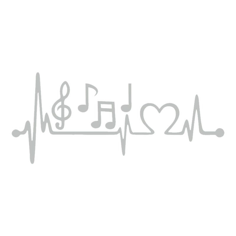 Music Notes Heartbeats