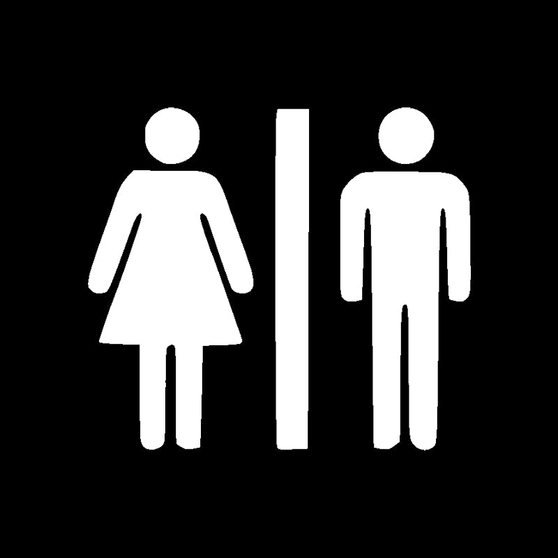Bathroom Sign Icon / Restroom Toilet Gender