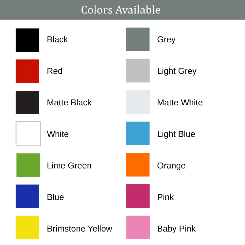 Personalized Social Media Decals (Pack of 3)