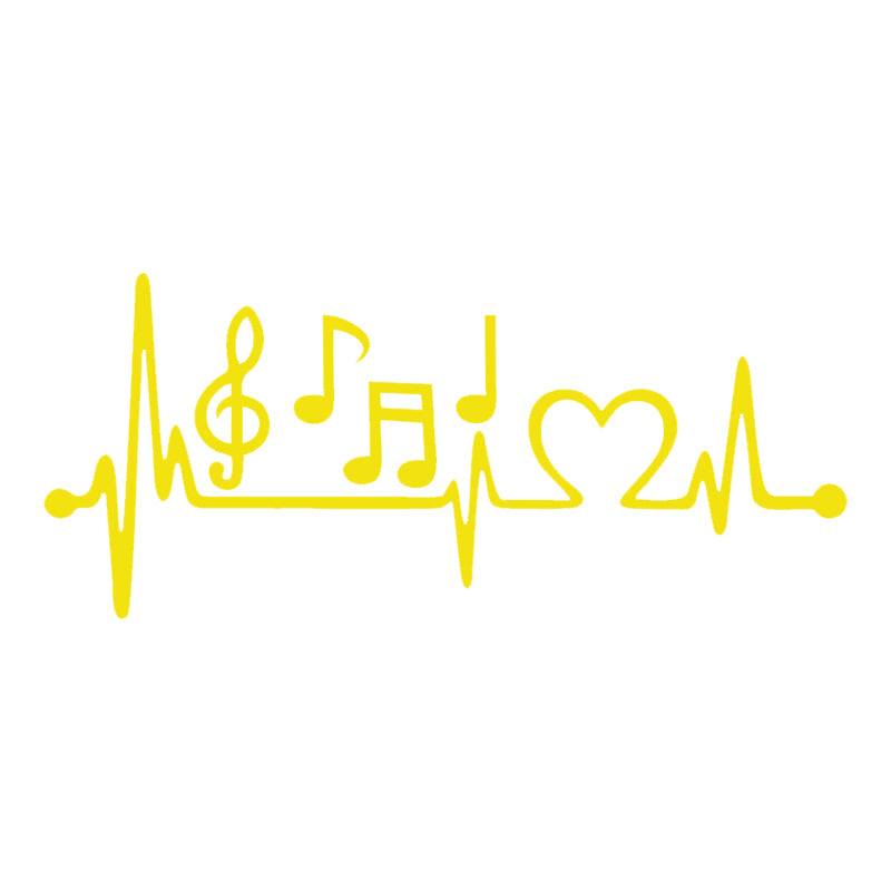 Music Notes Heartbeats