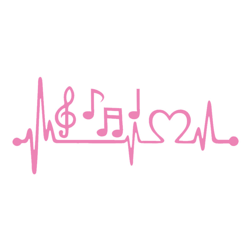 Music Notes Heartbeats