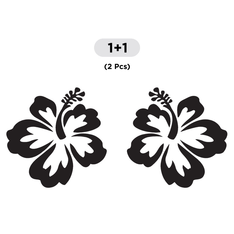 Décor Hibiscus Flower Aloha Hawaii Symbol 5011. 2Pcs facing opposite side.