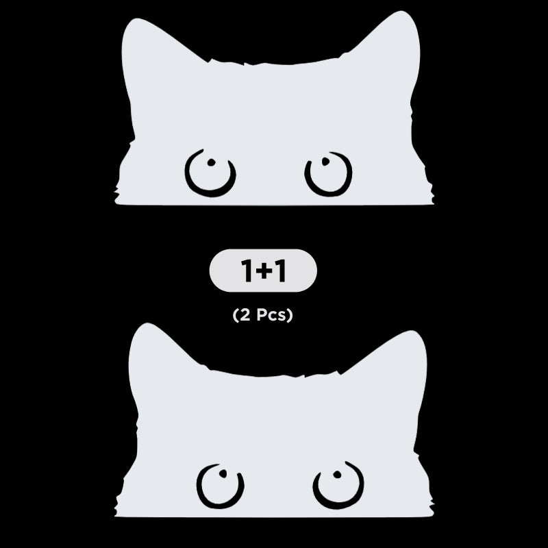 Cute Pet Cat Decal 5026. (2 Pcs).