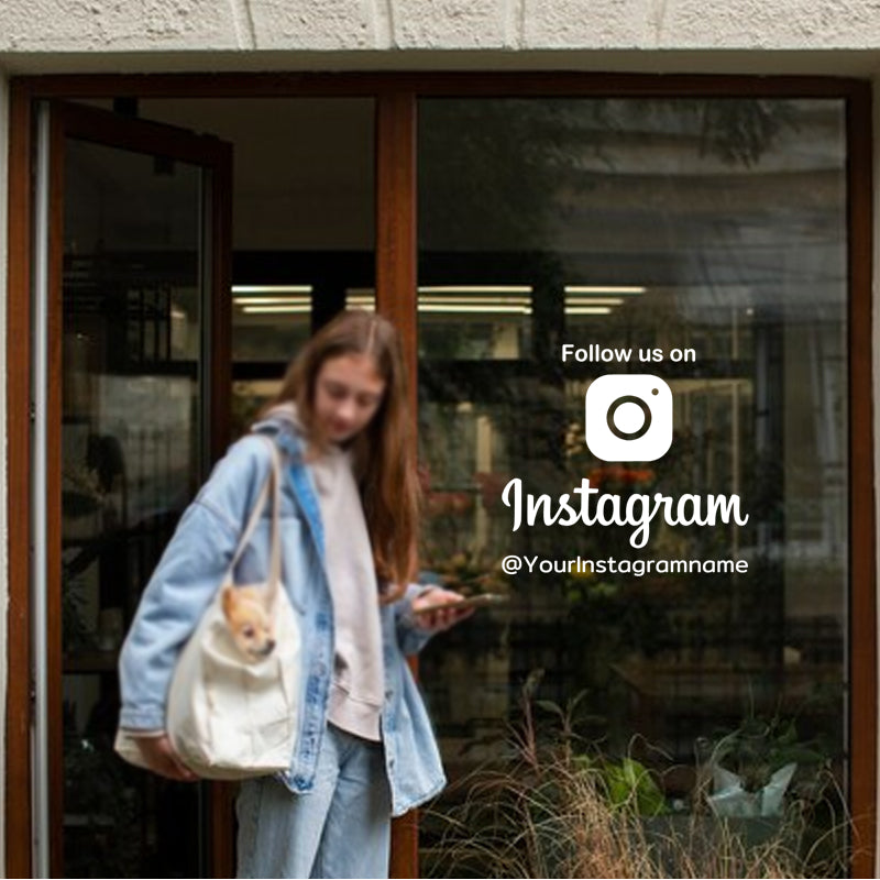 Personalized Instagram Decal