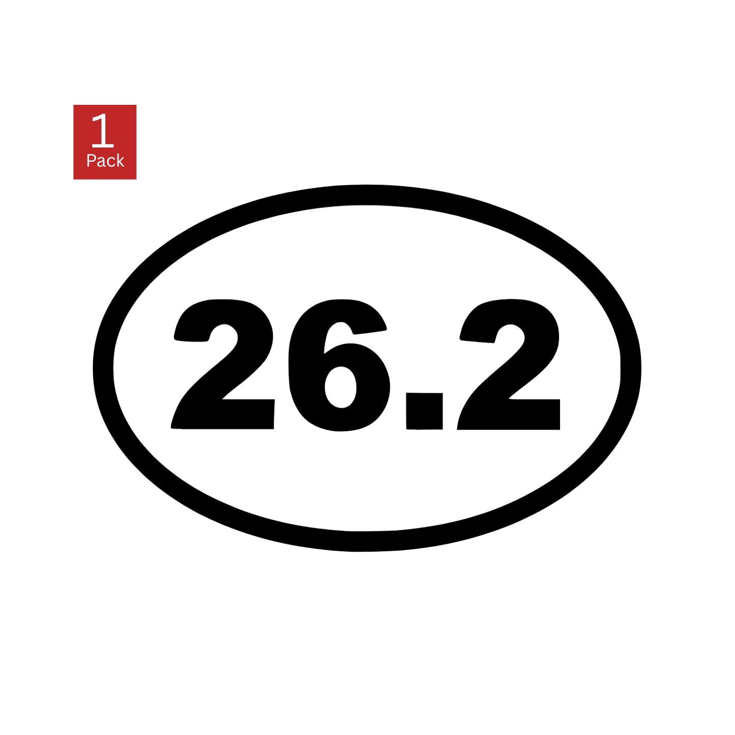 26.2 Marathon Vinyl Decal 1 Pack – Runner Car Window Sticker