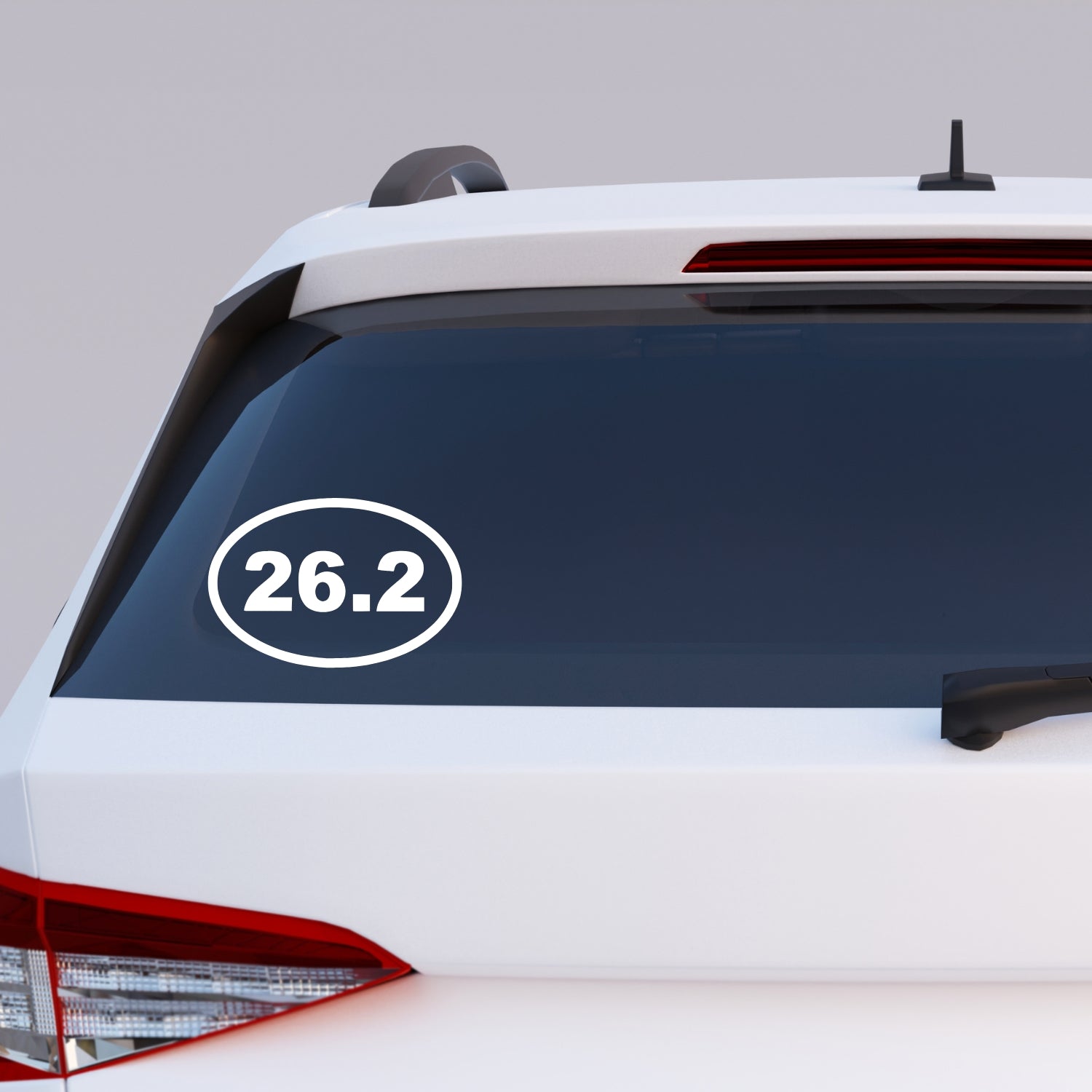 26.2 Marathon Vinyl Decal on Car Window – Runner Sticker