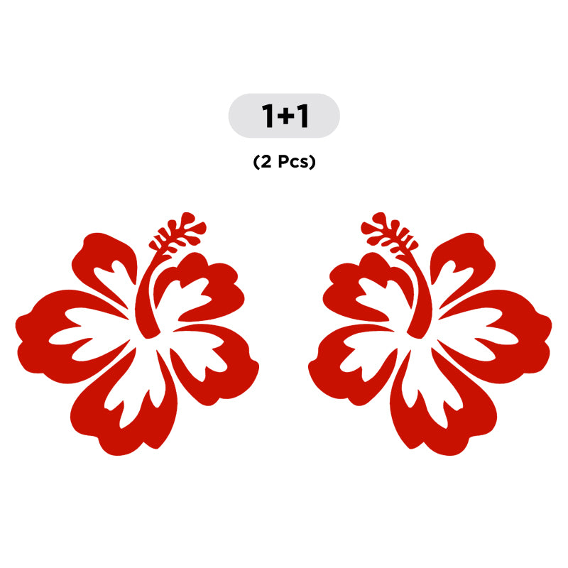 Décor Hibiscus Flower Aloha Hawaii Symbol 5011. 2Pcs facing opposite side.