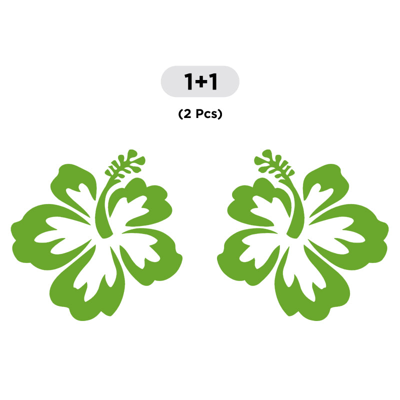 Décor Hibiscus Flower Aloha Hawaii Symbol 5011. 2Pcs facing opposite side.