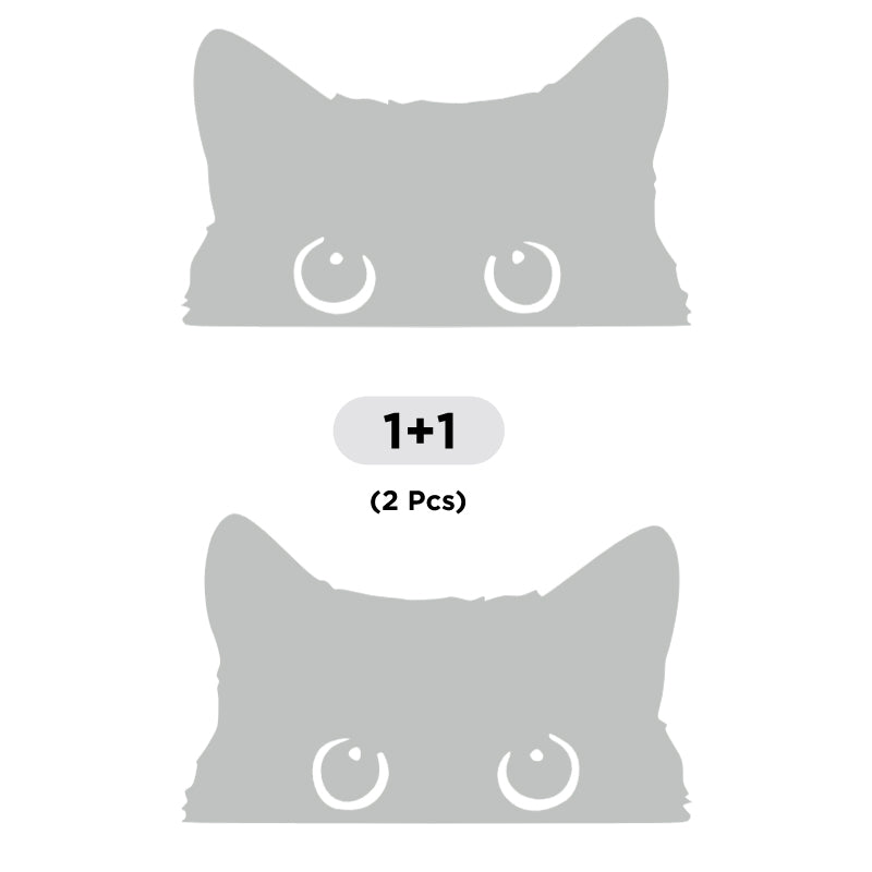 Cute Pet Cat Decal 5026. (2 Pcs).