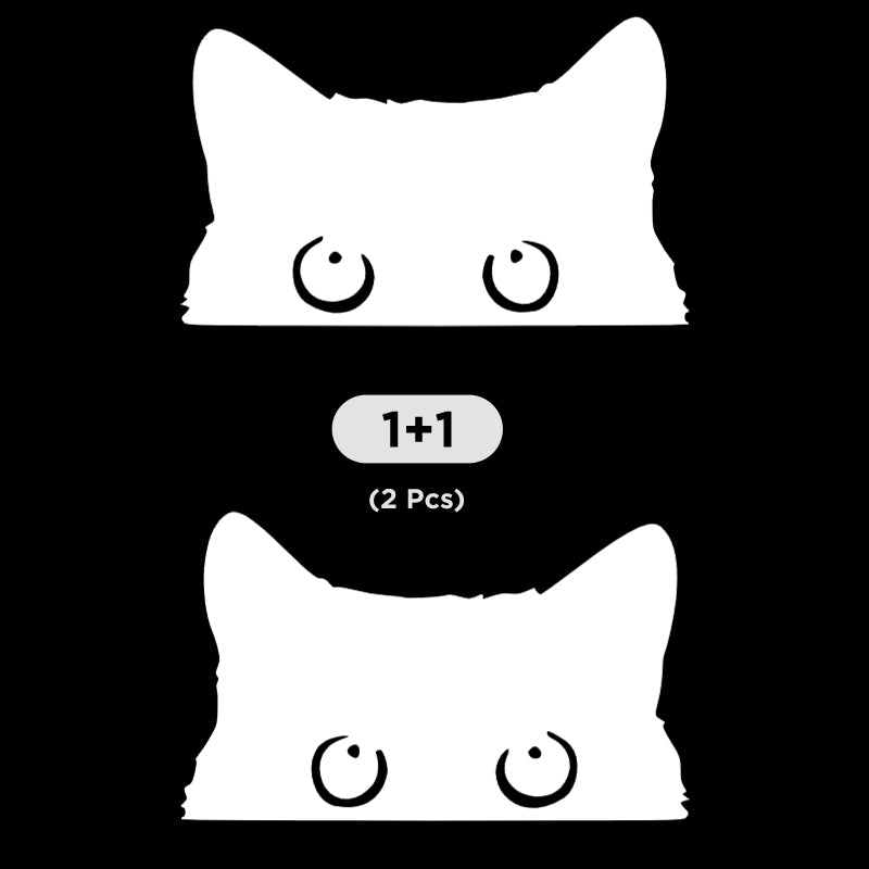 Cute Pet Cat Decal 5026. (2 Pcs).