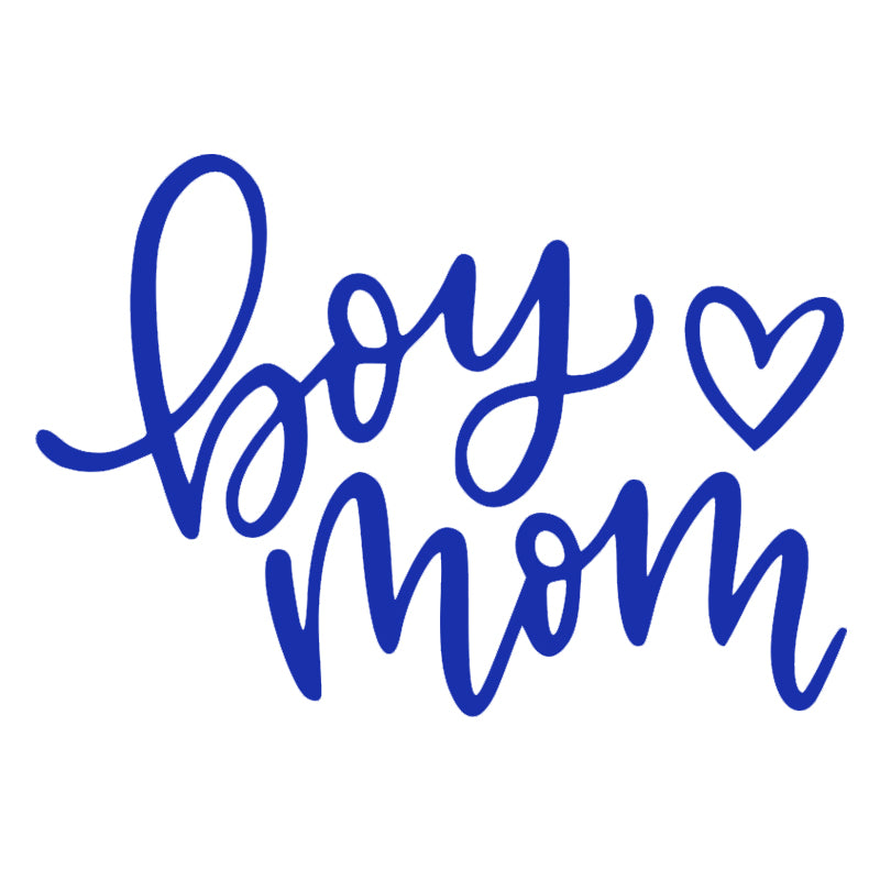Boy Mom Decal - Heart | Aarna Kraft Canada Blue
