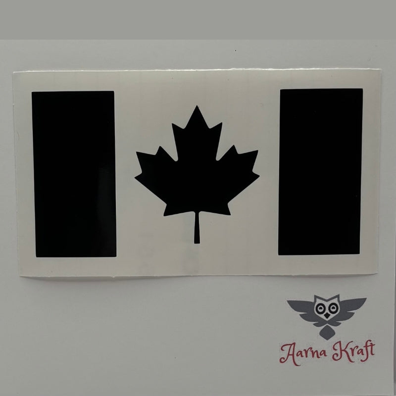 Canada Flag Vinyl Decal – Original Product Photo