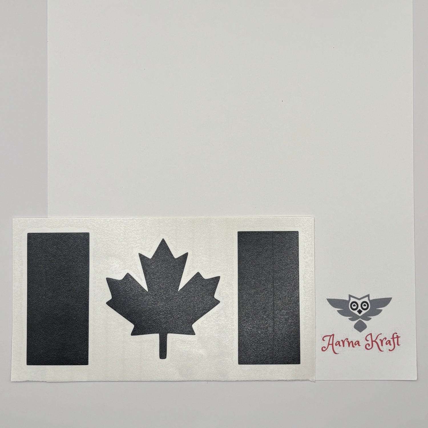 Canada Flag Vinyl Decal – Thick Stem – Original Product Photo