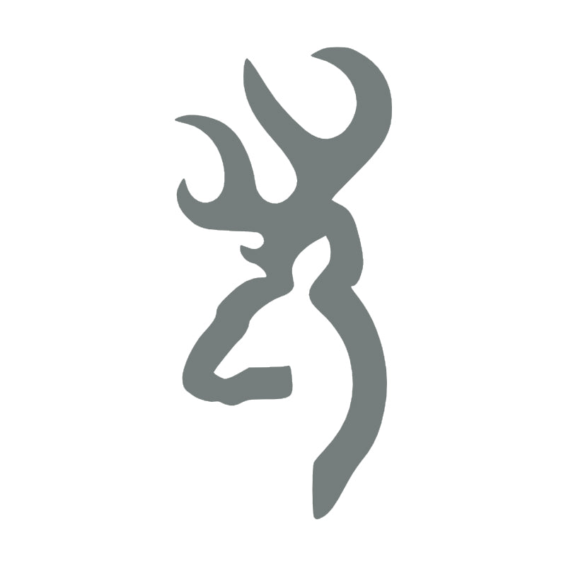 Deer Head Decal - Single | Wildlife Hunting Vinyl Sticker | Aarna Kraft Canada - Grey