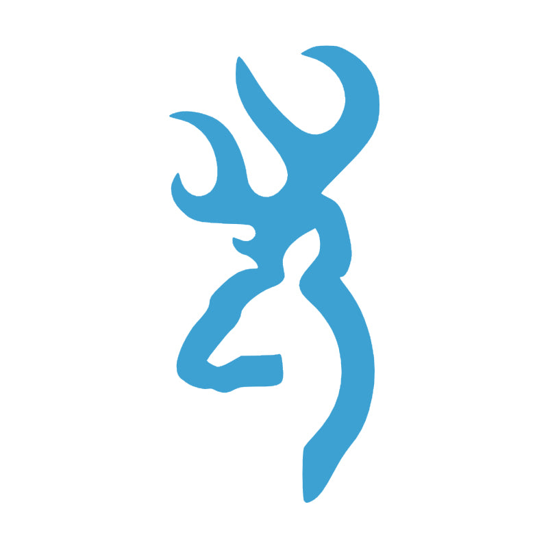 Deer Head Decal - Single | Wildlife Hunting Vinyl Sticker | Aarna Kraft Canada - Light Blue