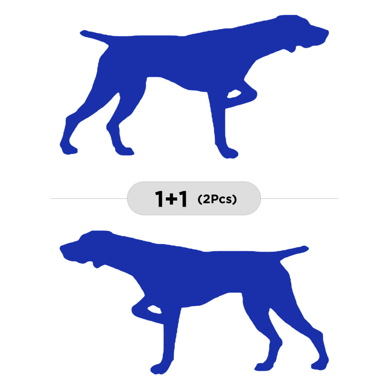 German Shorthaired Pointer Vinyl Decal 2-Pack | Dog Lover Car Sticker | Aarna Kraft Canada - Blue