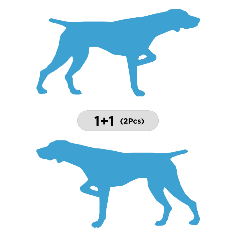 German Shorthaired Pointer Vinyl Decal 2-Pack | Dog Lover Car Sticker | Aarna Kraft Canada - Light Blue