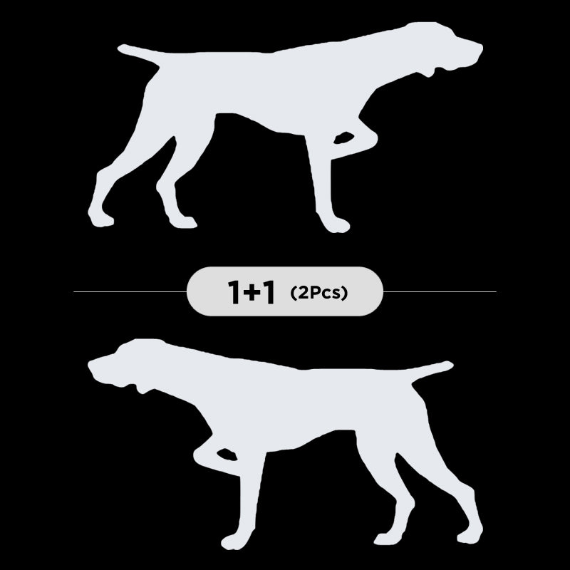 German Shorthaired Pointer Vinyl Decal 2-Pack | Dog Lover Car Sticker | Aarna Kraft Canada - White