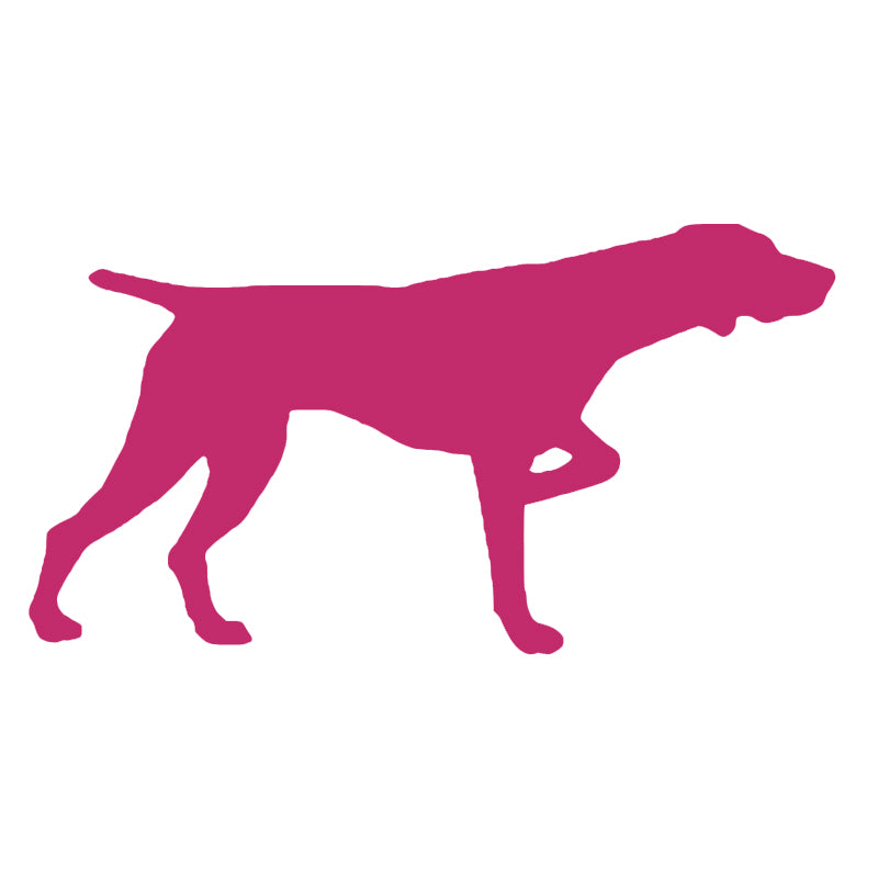 German Shorthaired Pointer Vinyl Decal | Dog Lover Car Sticker | Aarna Kraft Canada - Hot Pink