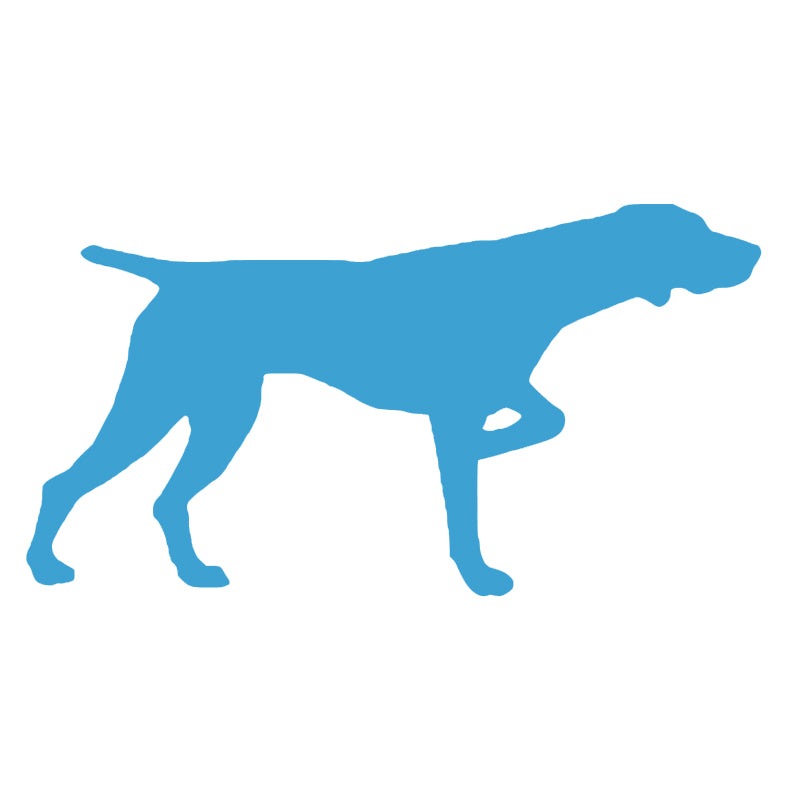German Shorthaired Pointer Vinyl Decal | Dog Lover Car Sticker | Aarna Kraft Canada - Ligth Blue