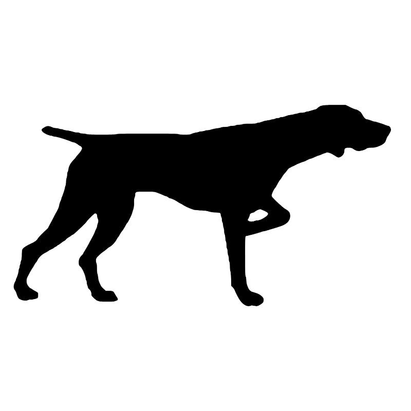 German Shorthaired Pointer Vinyl Decal | Dog Lover Car Sticker | Aarna Kraft Canada - Matte Black
