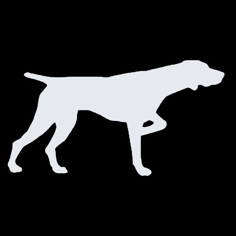 German Shorthaired Pointer Vinyl Decal | Dog Lover Car Sticker | Aarna Kraft Canada - Matte White