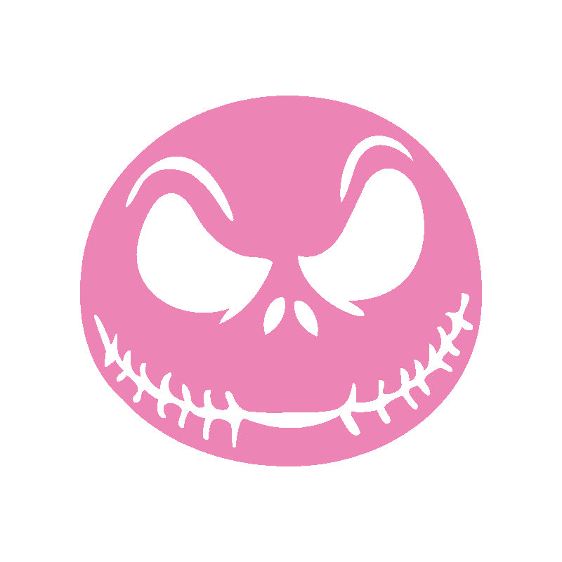 Halloween Scary Face Vinyl Decal | Aarna Kraft Canada Baby Pink