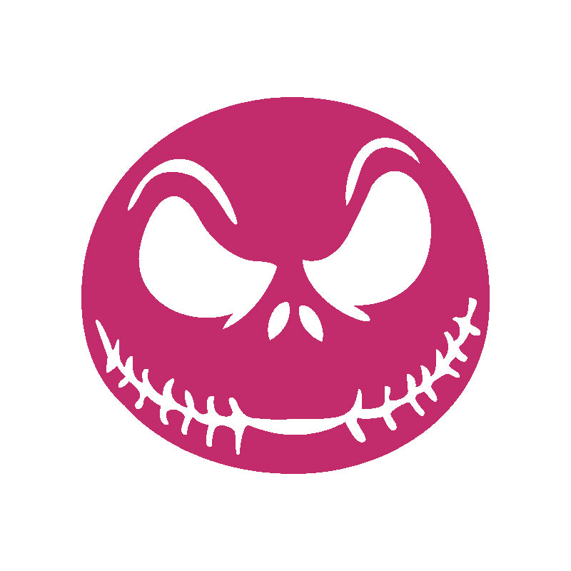 Halloween Scary Face Vinyl Decal | Aarna Kraft Canada Hot Pink