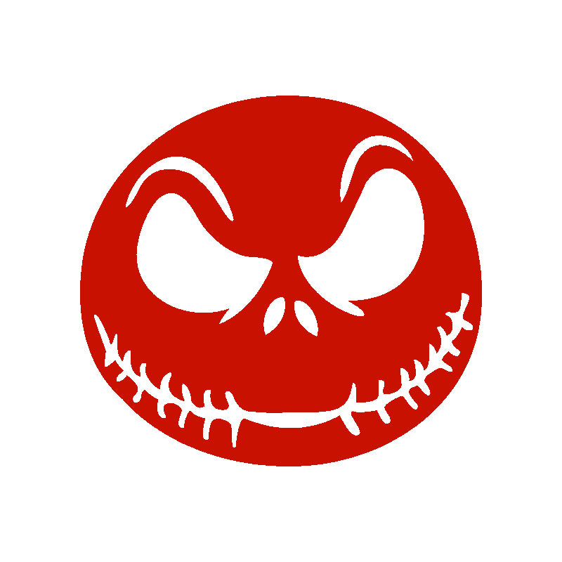 Halloween Scary Face Vinyl Decal | Aarna Kraft Canada Red