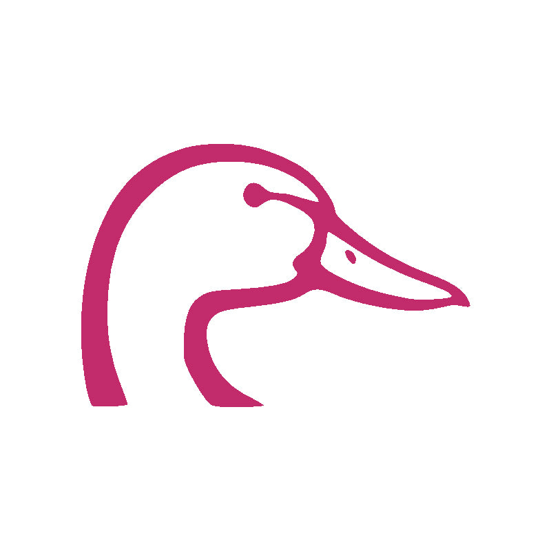 Mallard Duck Decal - Single | Wildlife & Hunting Vinyl Sticker | Aarna Kraft Canada Hot Pink