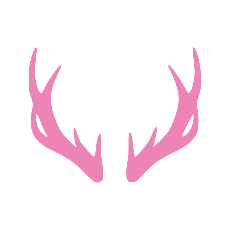 Moose Silhouette Decal - Wildlife & Hunting Vinyl Sticker | Aarna Kraft Canada Baby Pink