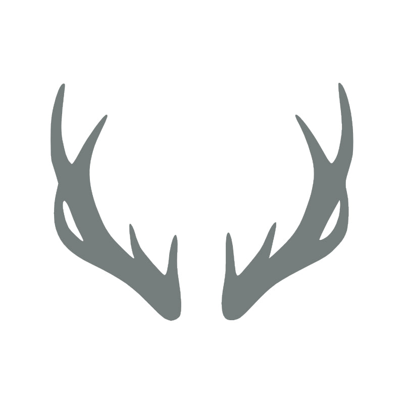 Moose Silhouette Decal - Wildlife & Hunting Vinyl Sticker | Aarna Kraft Canada Grey