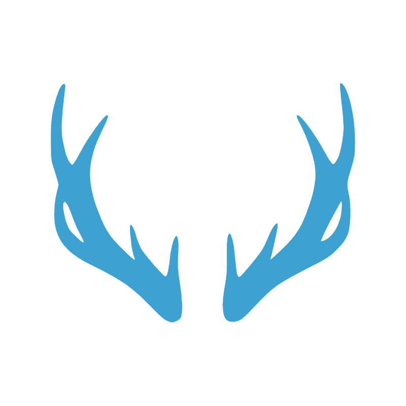 Moose Silhouette Decal - Wildlife & Hunting Vinyl Sticker | Aarna Kraft Canada Light Blue