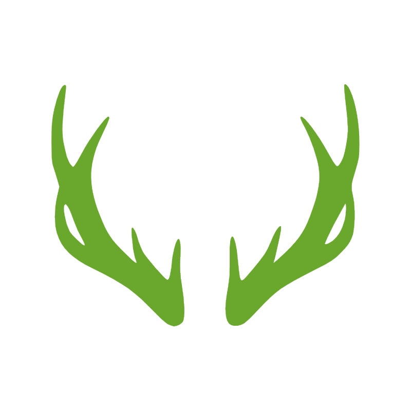 Moose Silhouette Decal - Wildlife & Hunting Vinyl Sticker | Aarna Kraft Canada Lime Green