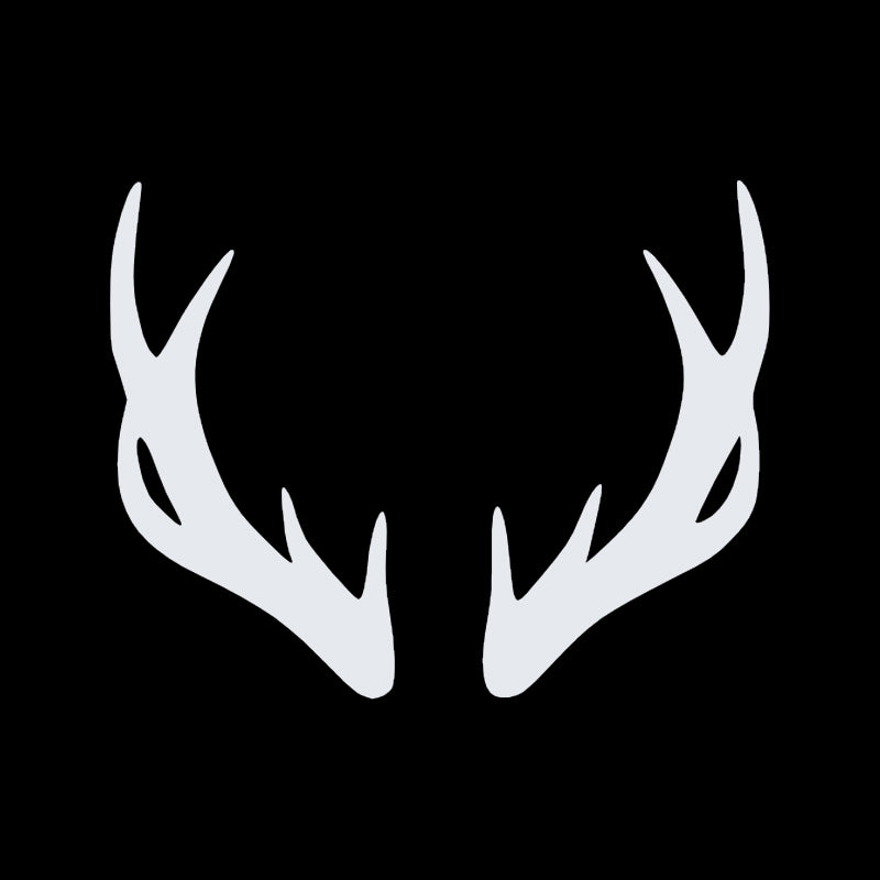 Moose Silhouette Decal - Wildlife & Hunting Vinyl Sticker | Aarna Kraft Canada Matte White