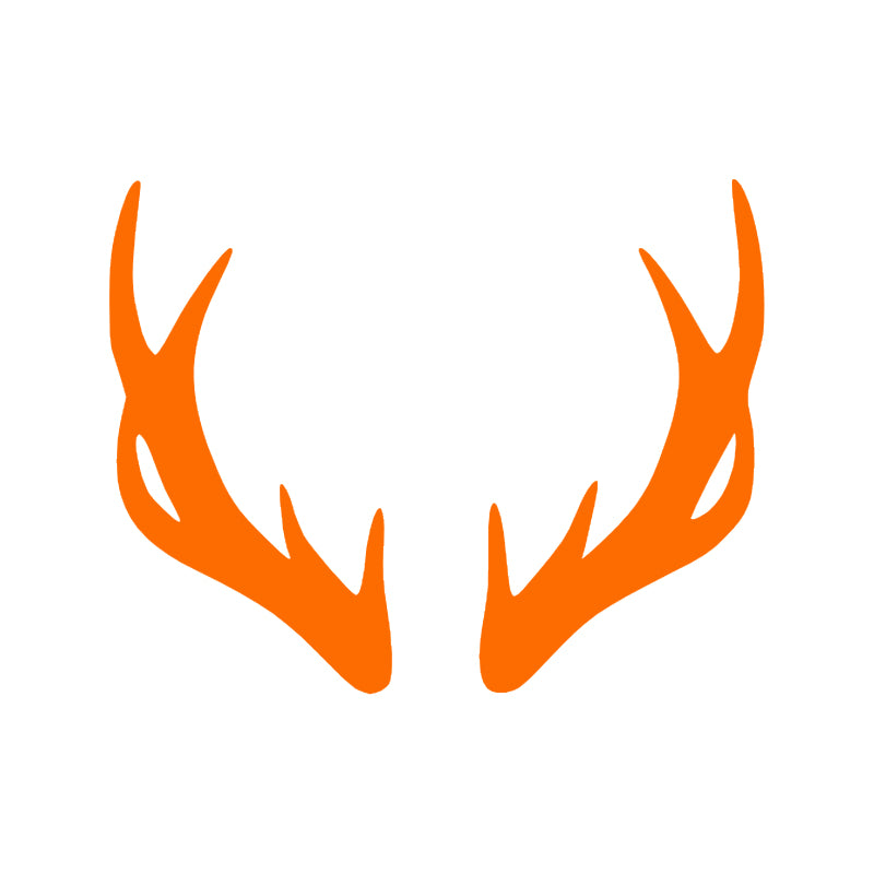 Moose Silhouette Decal - Wildlife & Hunting Vinyl Sticker | Aarna Kraft Canada Orange