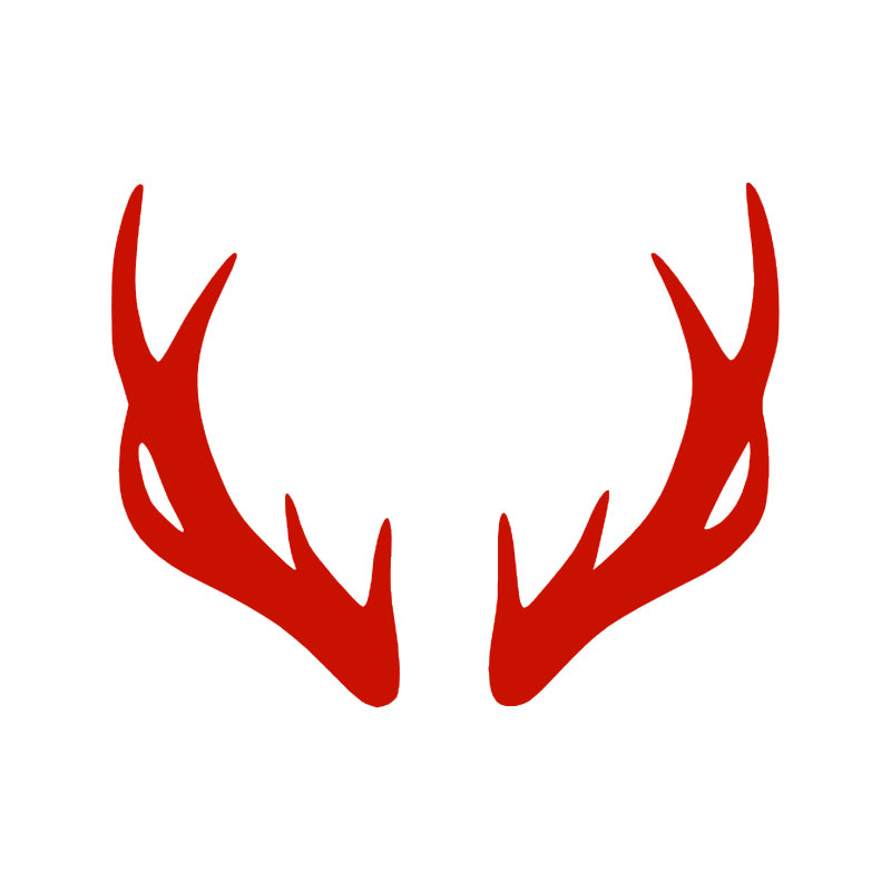Moose Silhouette Decal - Wildlife & Hunting Vinyl Sticker | Aarna Kraft Canada Red