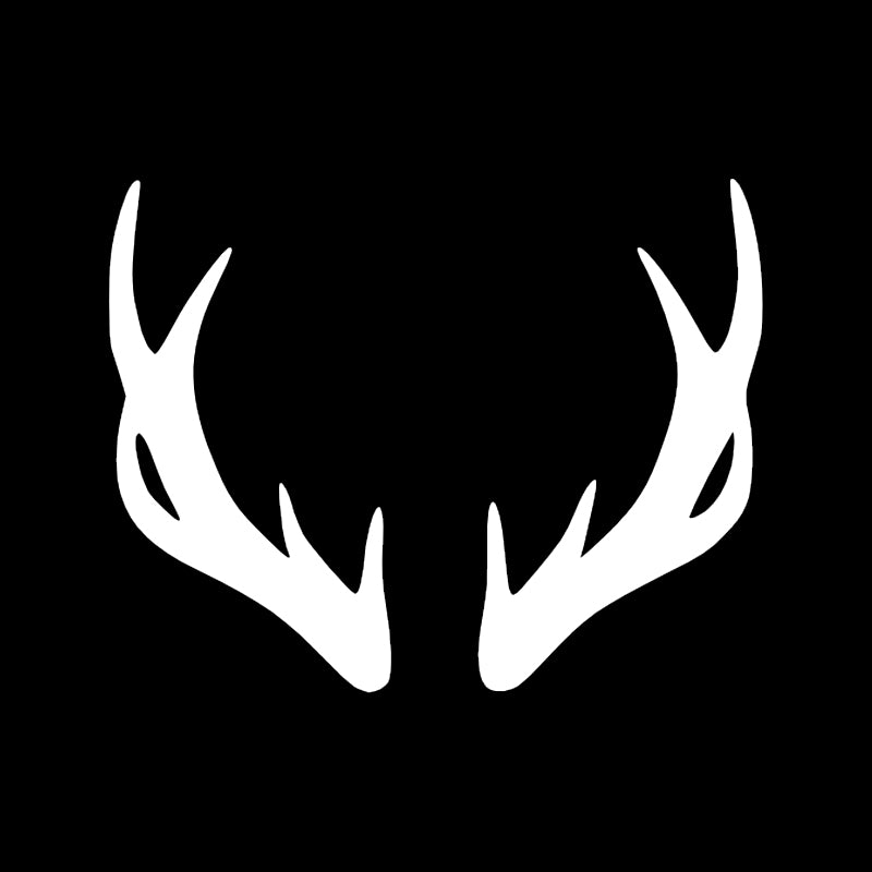 Moose Silhouette Decal - Wildlife & Hunting Vinyl Sticker | Aarna Kraft Canada White