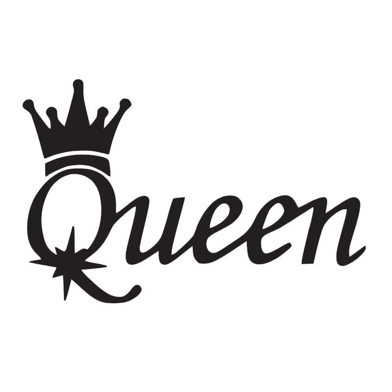 Queen Styling Vinyl Decal | Aarna Kraft Canada Brimstone Matte Black