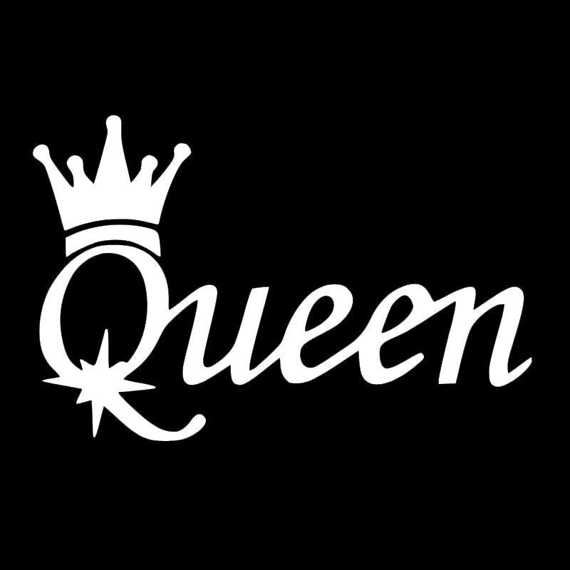 Queen Styling Vinyl Decal | Aarna Kraft Canada Brimstone Matte White