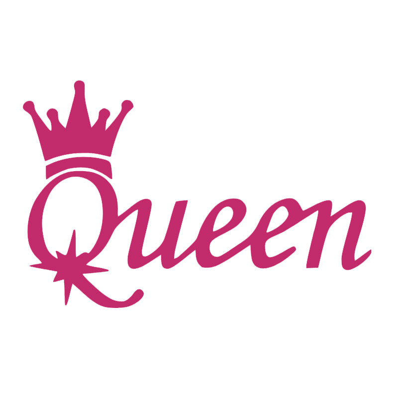 Queen Styling Vinyl Decal | Aarna Kraft Canada Hot Pink