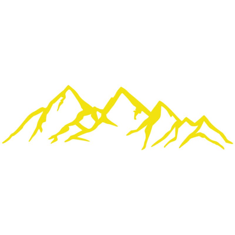 Rocky Mountain Vinyl Decal | Aarna Kraft Canada Brimstone Yellow