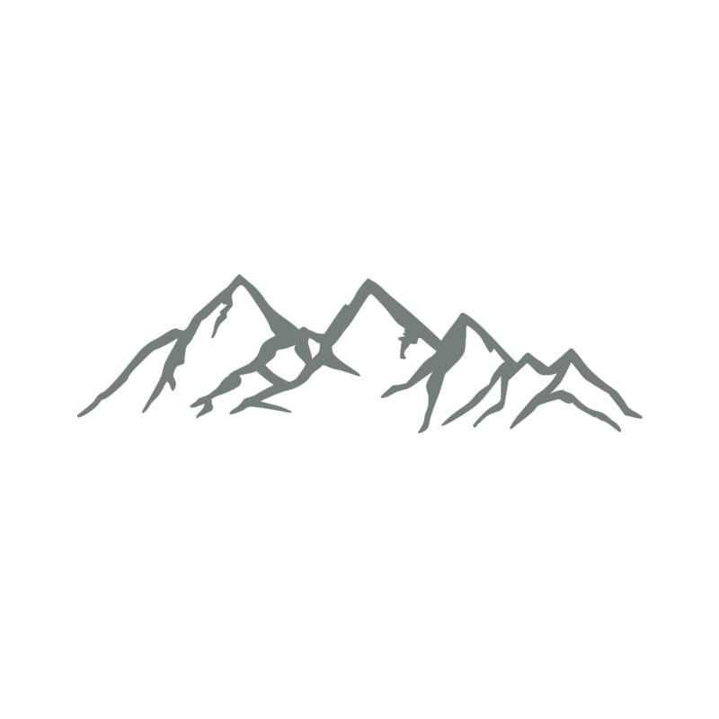 Rocky Mountain Vinyl Decal | Aarna Kraft Canada Grey