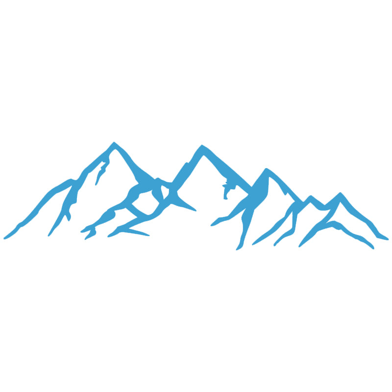 Rocky Mountain Vinyl Decal | Aarna Kraft Canada Light Blue
