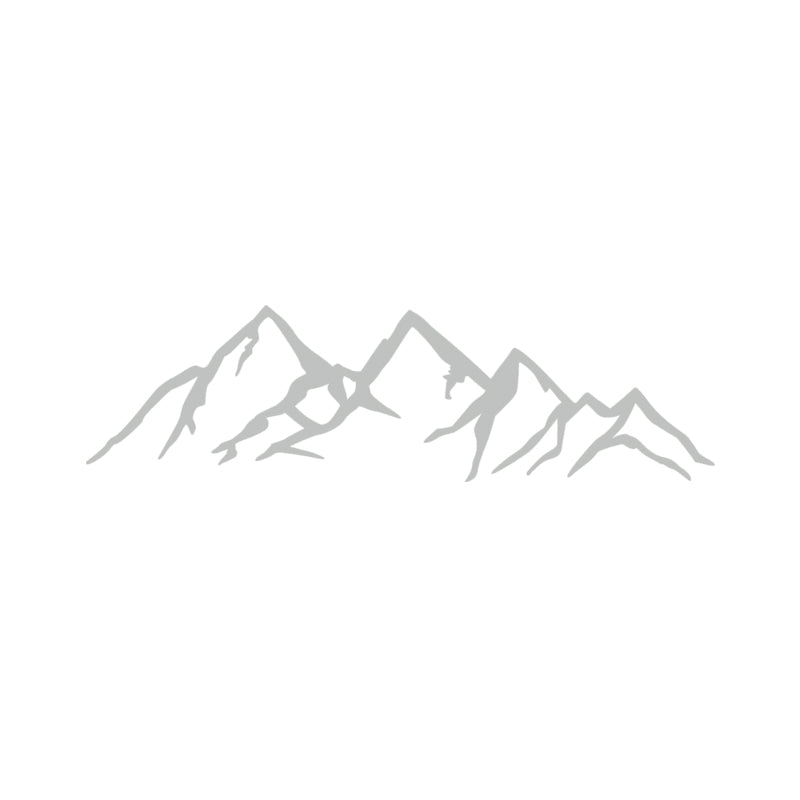 Rocky Mountain Vinyl Decal | Aarna Kraft Canada Light Grey