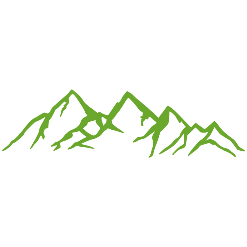 Rocky Mountain Vinyl Decal | Aarna Kraft Canada Lime Yellow