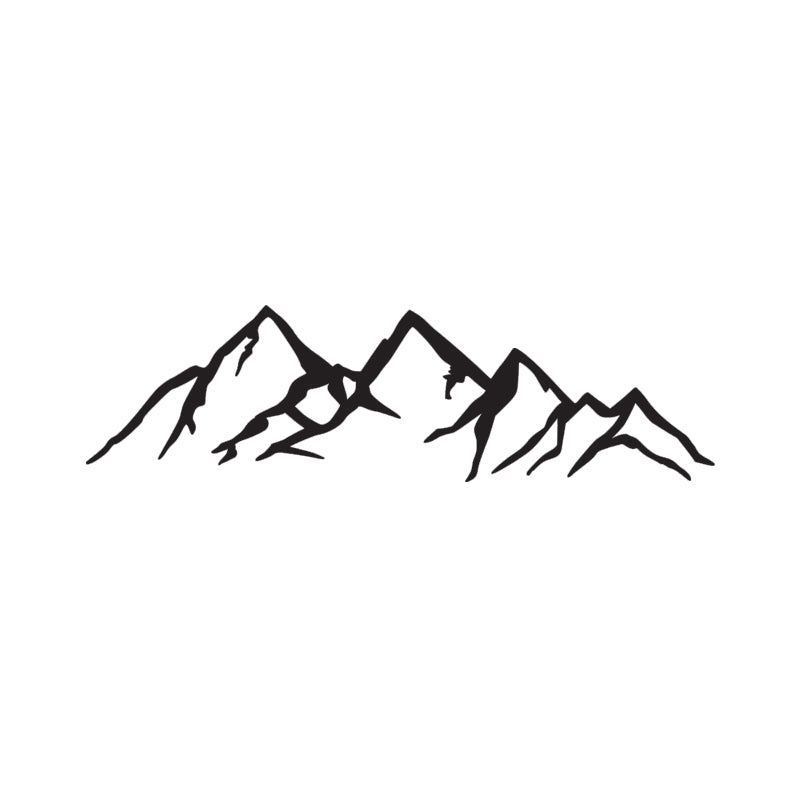 Rocky Mountain Vinyl Decal | Aarna Kraft Canada Matte Black